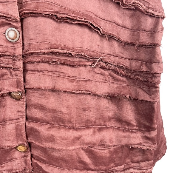 Krista Larson Lagenlook Tiered Heavy Jacket One Size - Picture 5 of 12